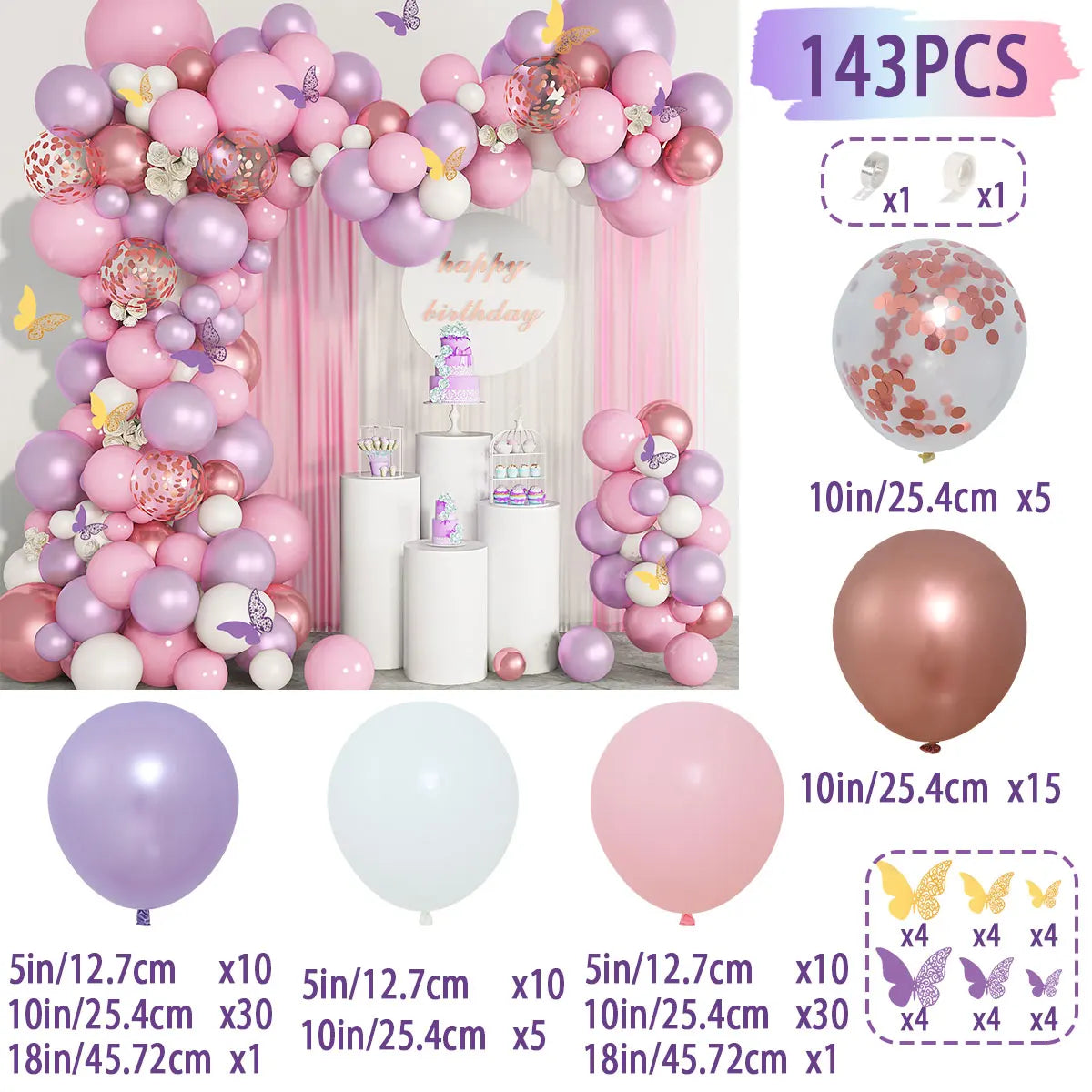 Retro Pink Pastel Macaron Balloons Garland Arch Kit Wedding Birthday Party Decoration Girls Baby Shower Rose Gold Ballon Chain